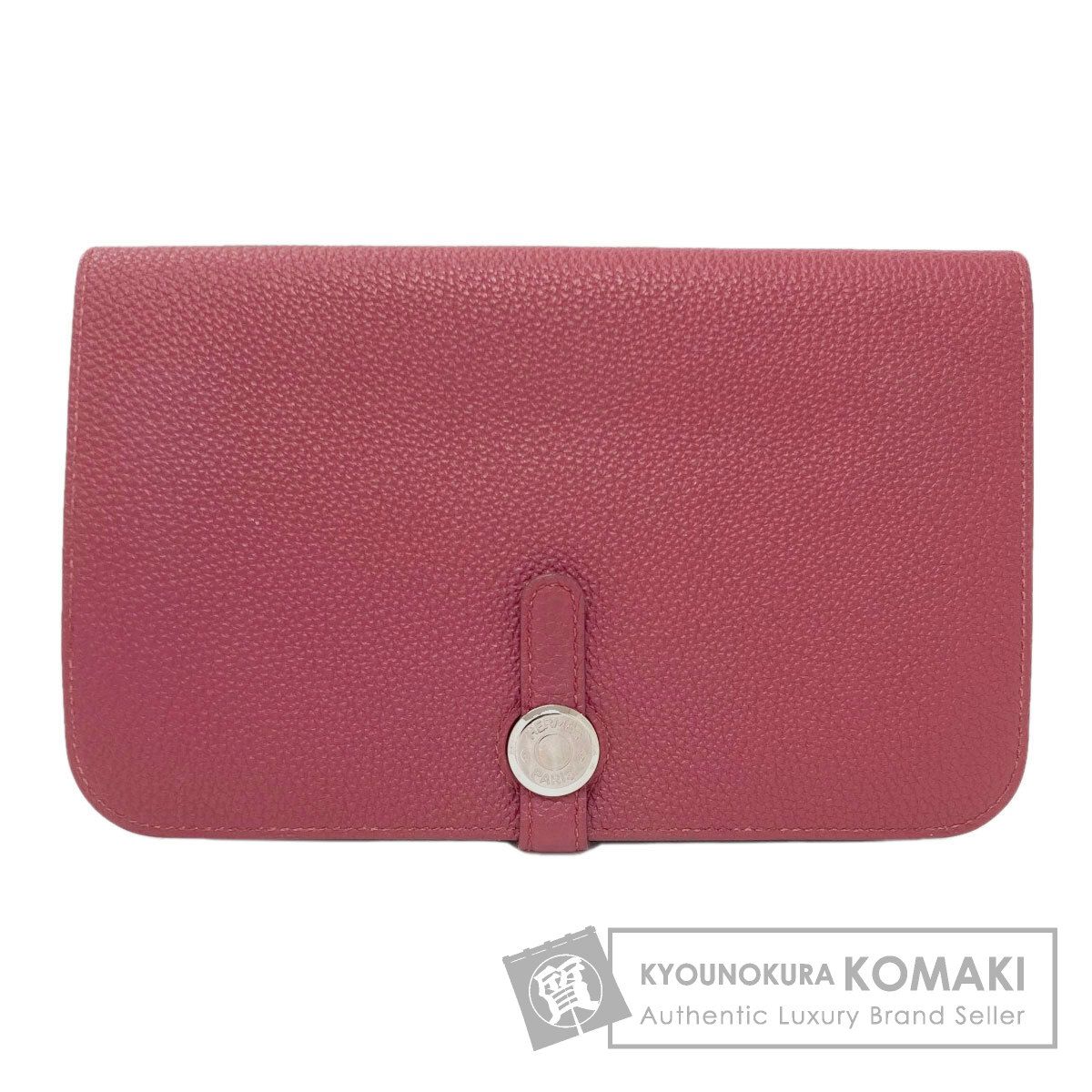 HERMES エルメス ドゴンGM シルバー金具 長財布（小銭入れあり） トゴ レディース [中古]