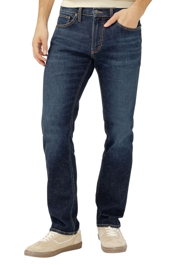 シルバー ジーンズ メンズ ボトムス デニムパンツ ストレート Silver Jeans Co Allan Straight Leg Jeans Regent