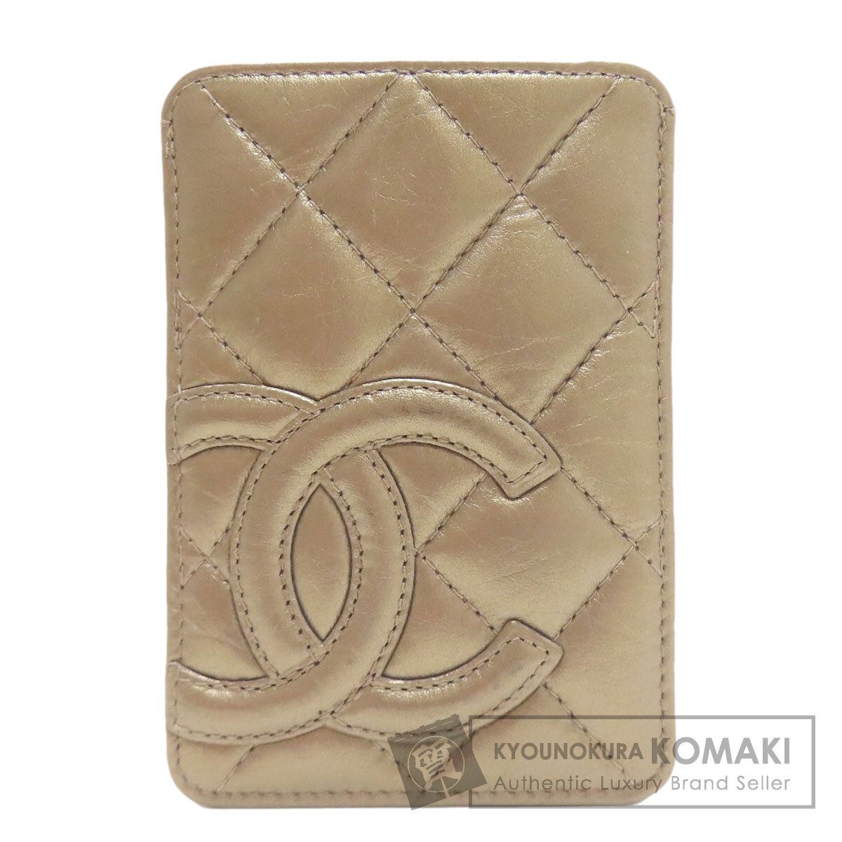 CHANEL シャネル カンボンライン ココマーク カードケース カーフ レディース [中古]