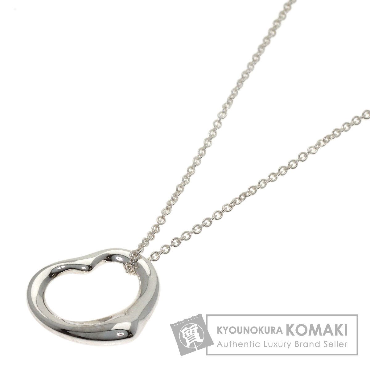 TIFFANY&Co. ティファニー オープンハート ネックレス SV レディース