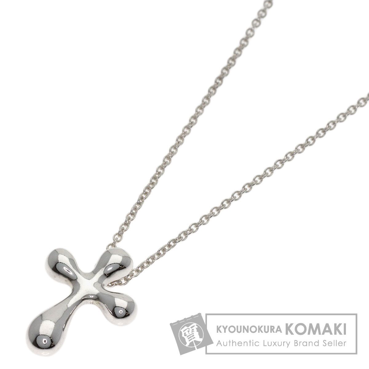 TIFFANY&Co. ティファニー スモールクロス ネックレス SV レディース [中古]