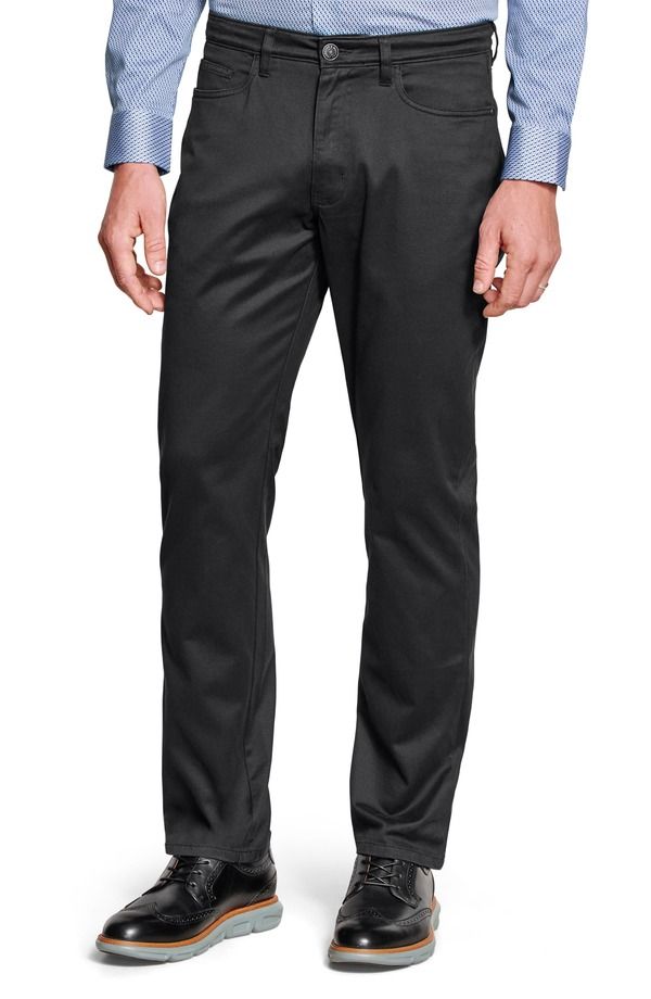 ジョンストンアンドマーフィー メンズ ボトムス カジュアルパンツ ストレート コットン Johnston Murphy Straight Leg Stretch Cotton 5Pocket Pant