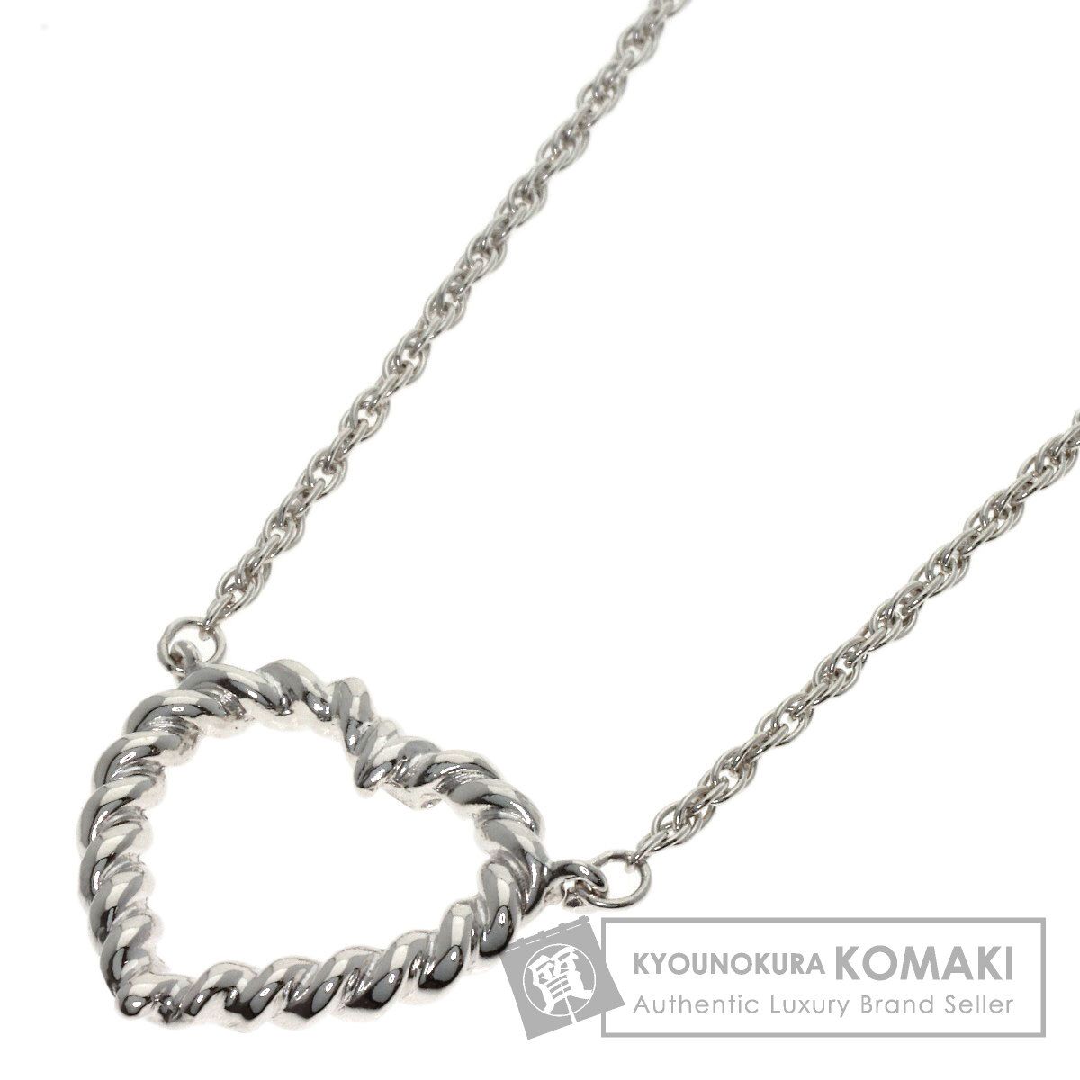 TIFFANY&Co. ティファニー ツイスト ハート ネックレス SV レディース [中古] 15,177円