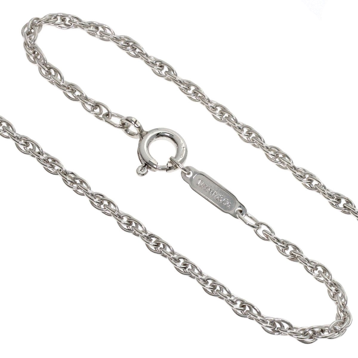 Tiffany ティファニー シルバーネックレス チェーンのみ　SV 45cm TIFFANY&Co. ティファニー チェーン 45cm ネックレス SV レディース