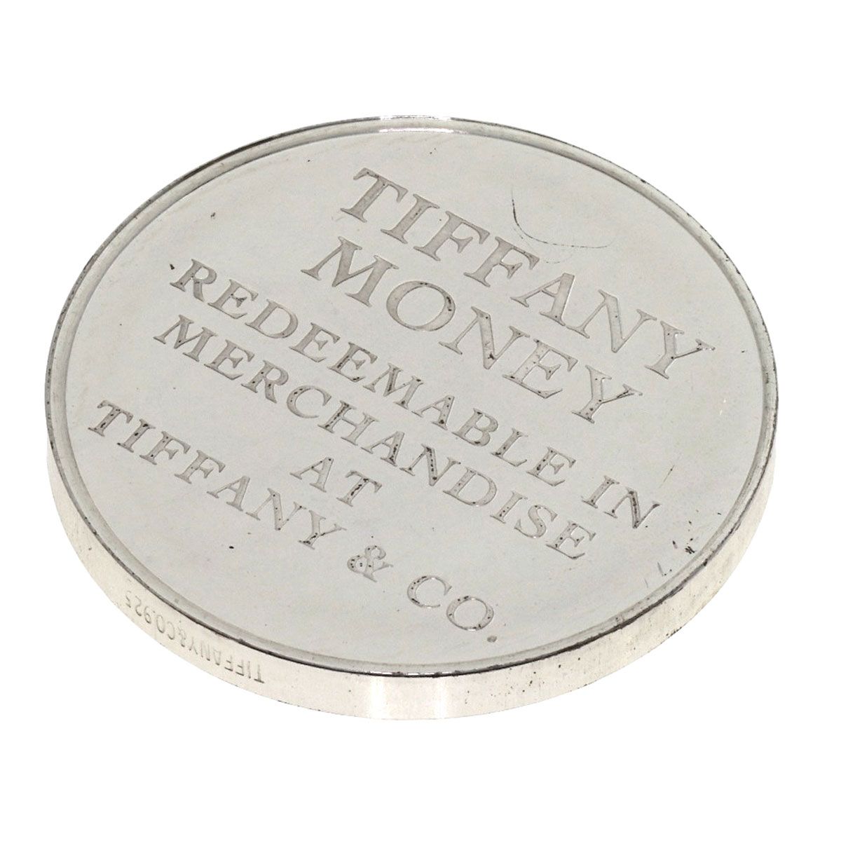 【ラスト①】【希少】TIFFANY ティファニー 25ドル マネー 新品 TIFFANY&Co. ティファニー マネーコイン 25ドル その他 SV ユニ