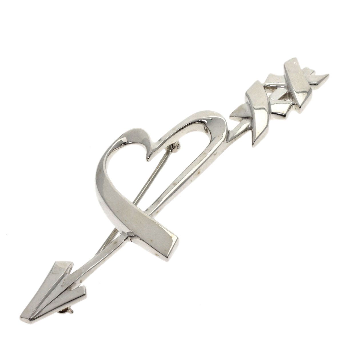 TIFFANY&Co. ティファニー ハートアロー ブローチ SV レディース [中古