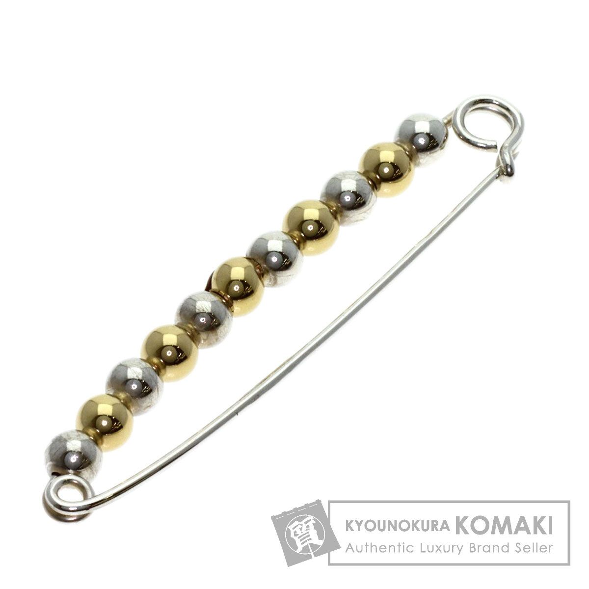 TIFFANY&Co. ティファニー ボール コンビ ブローチ SV K14YG