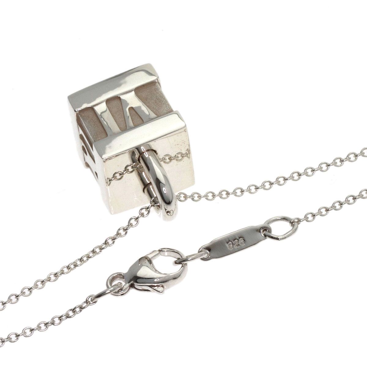 TIFFANY&Co. ティファニー アトラスキューブ ネックレス SV レディース