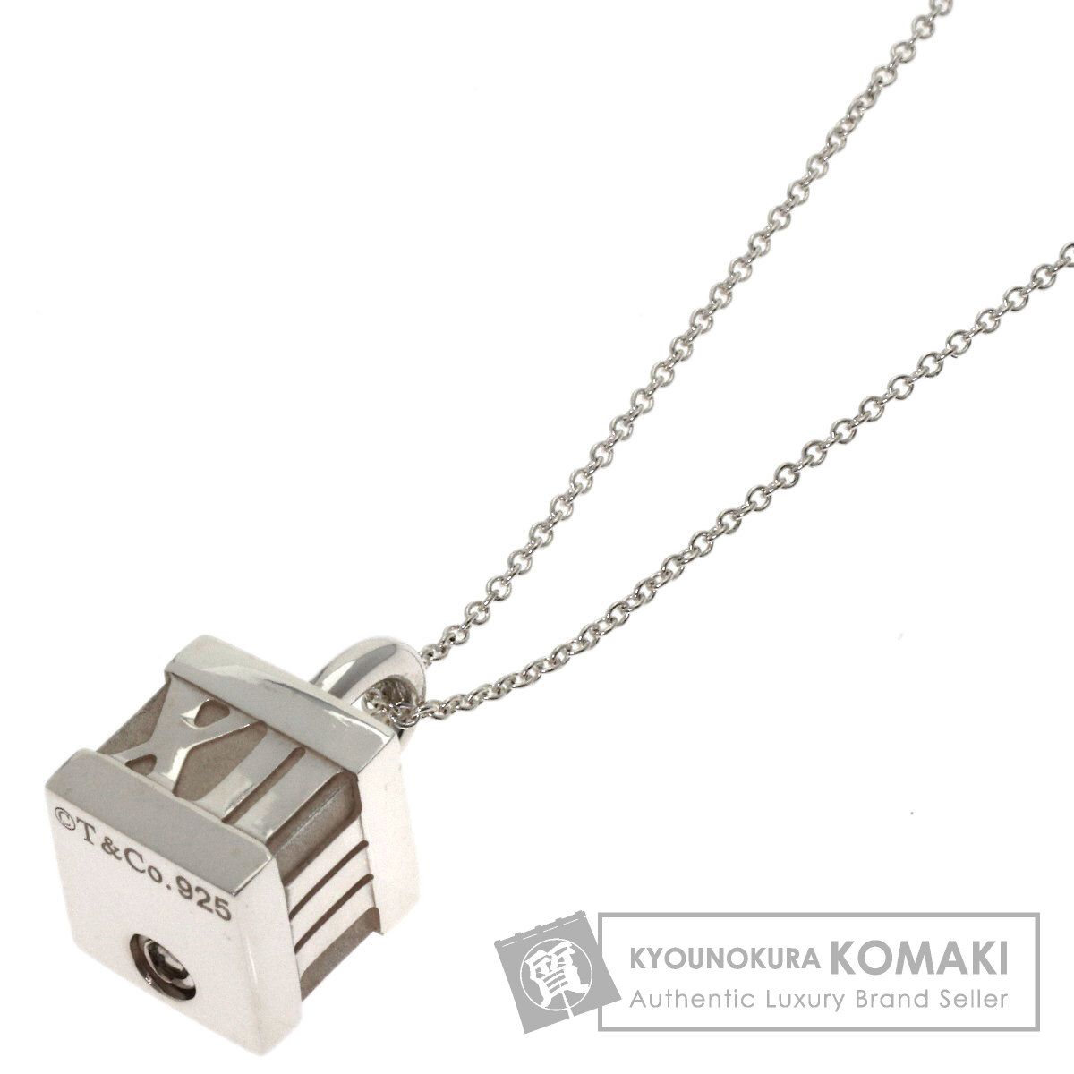 TIFFANY&Co. ティファニー アトラスキューブ ネックレス SV レディース