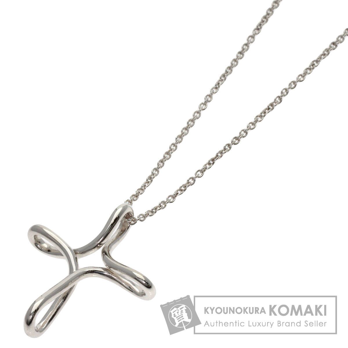 TIFFANY&Co. ティファニー オープンクロス ネックレス SV レディース [中古] 10,631円