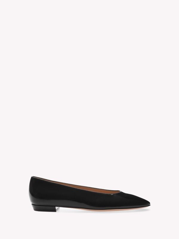 ジャンヴィト ロッシ レディース シューズ パンプス Gianvito Rossi Amelia Flat Black Nappa ブラック
