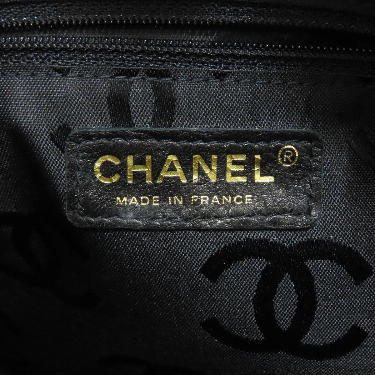 CHANEL シャネル カメリア パンチング ゴールド金具 ショルダーバッグ