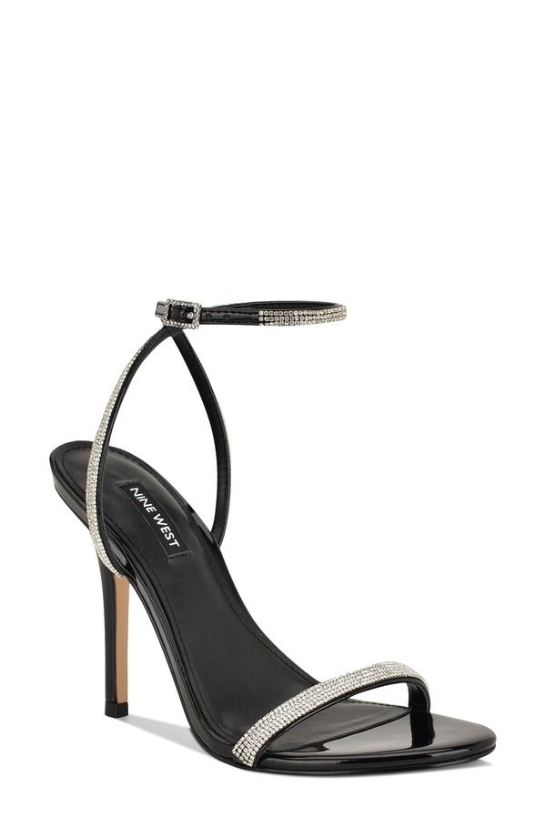 ナインウェスト レディース シューズ ヒール サンダル アンクル Nine Westodiankle Strap Sandal Black ブラック