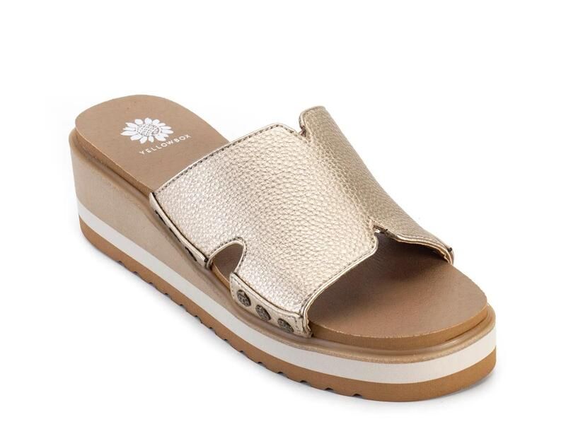 イエローボックス レディース シューズ サンダル Yellow BoxAlameda Wedge Sandalight Gold ゴールド