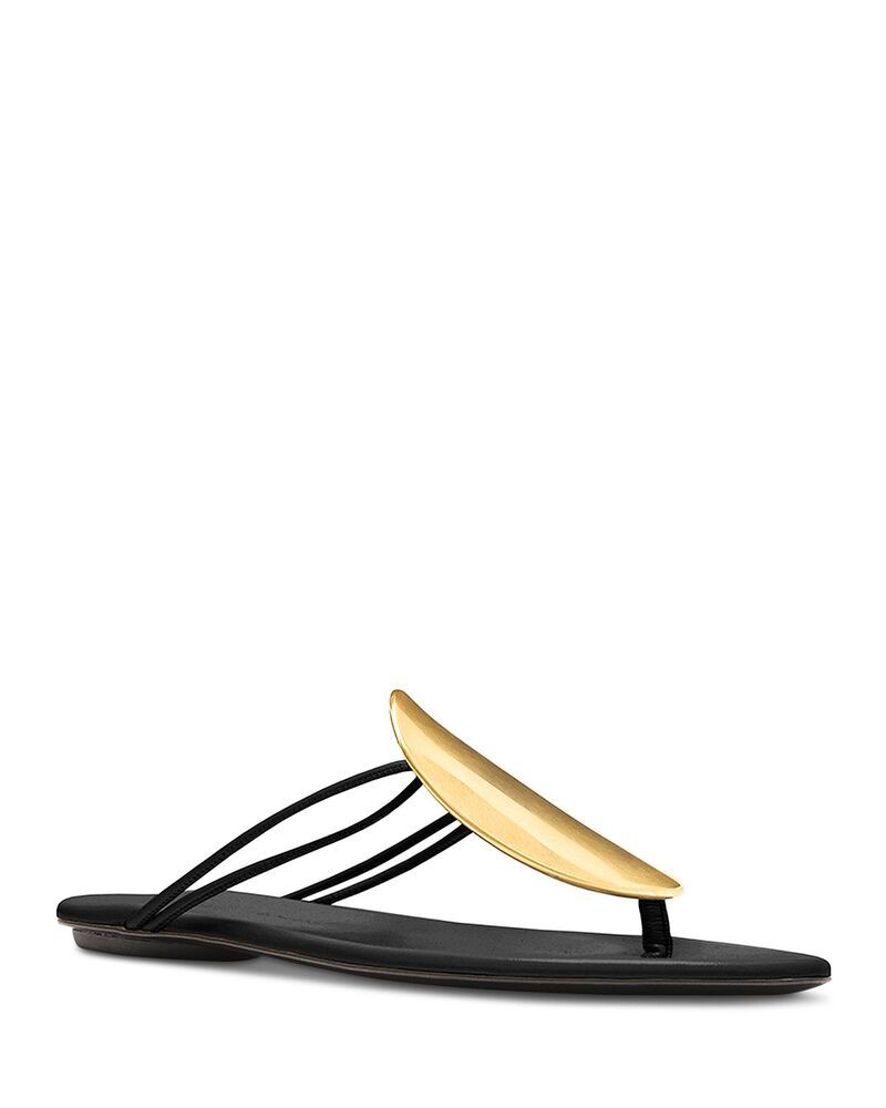 プロエンザショラー レディース シューズ サンダル Proenza Schouler Womens Uma Hardware Flat Sandals Black ブラック