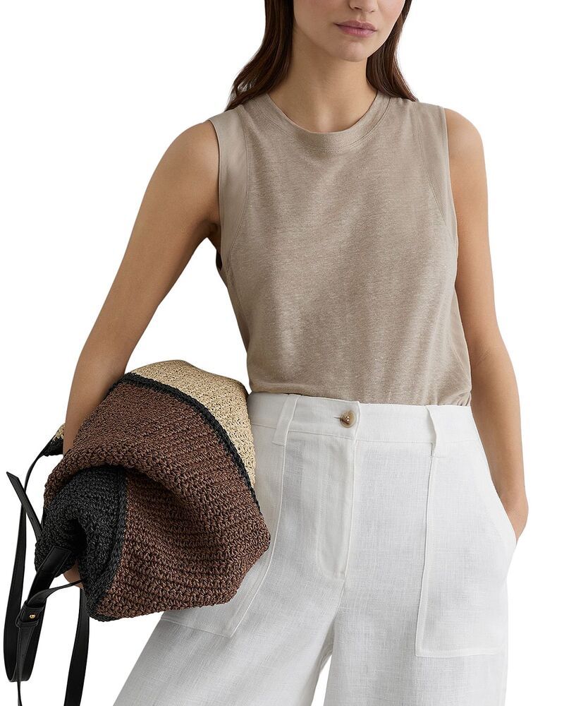 レイス レディース アウター ベスト REISS Amy Vestoneutral ストーン