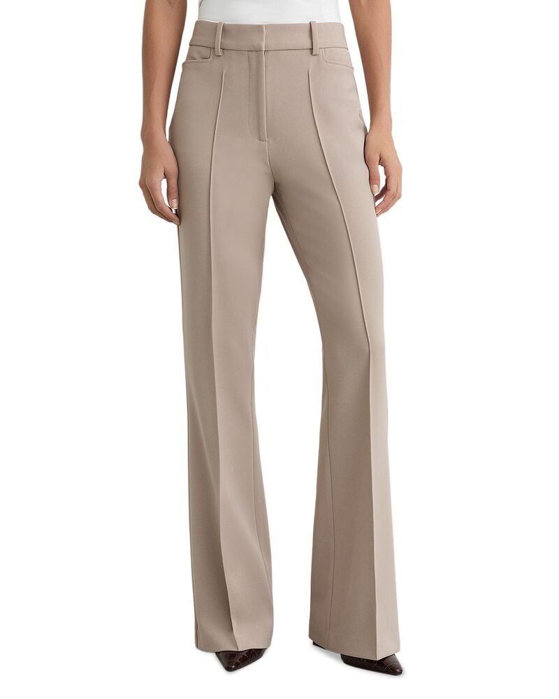 レイス レディース ボトムス カジュアルパンツ フレア REISS Gabi Flare Leg Pantstoneutral ストーン