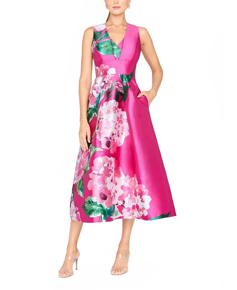 ケイ アンジャー レディース トップス ワンピース Kay Ungeraina Tea Length Dresspring Pink ピンク