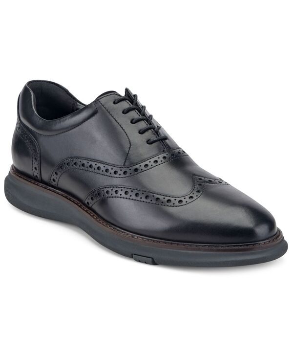 ケネスコール メンズ シューズ オックスフォード ウィングチップ Kenneth Cole New York Mens Lendal Wingtip Oxfordresshoes Black Leat