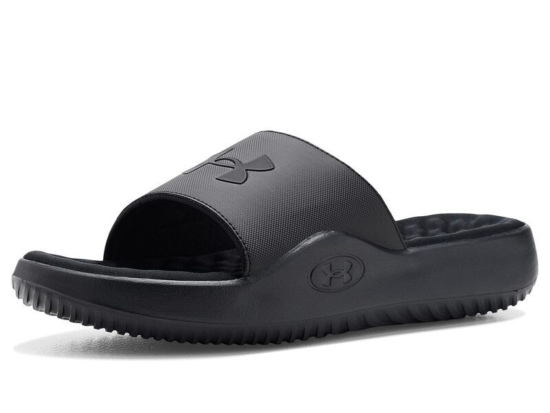 アンダーアーマー メンズ シューズ サンダル Under Armour Ignite Pro 8 Fixed Band Slides BlackBlackBla ブラック