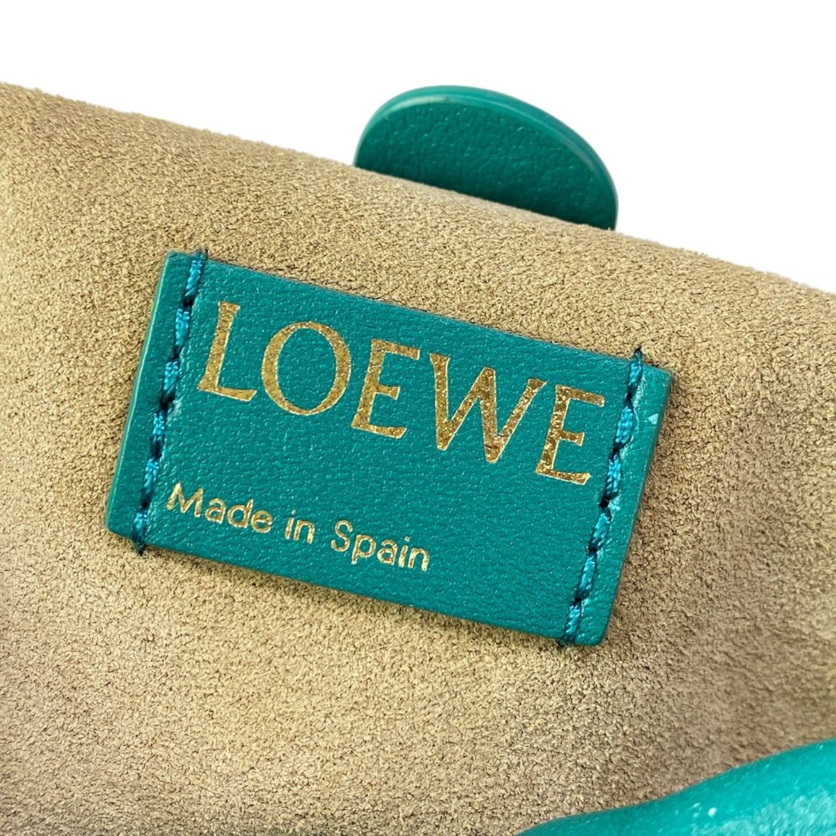 LOEWE(ロエベ) ハンドバッグ フラメンコパース ミニ グリーン チェーン