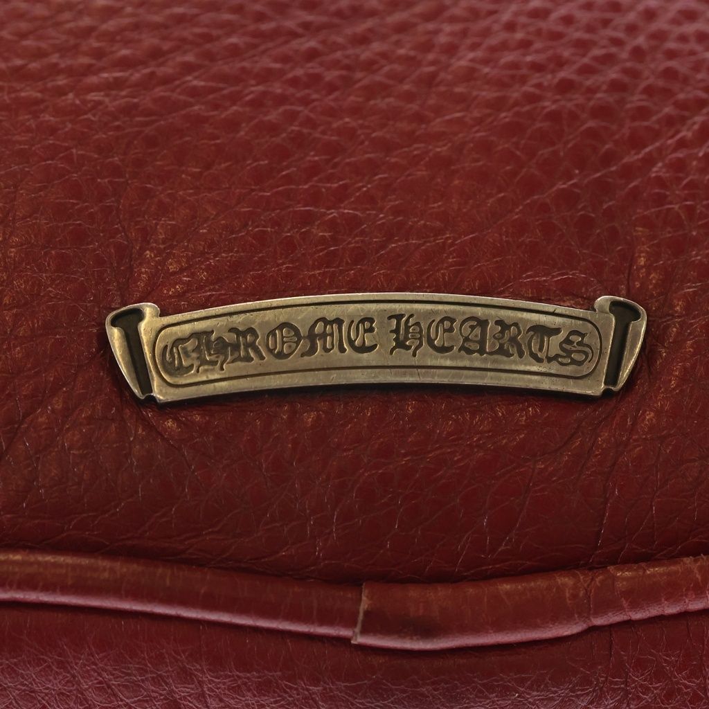 CHROME HEARTS (クロムハーツ) GYM MD SMALL ジムバッグ レザークロス