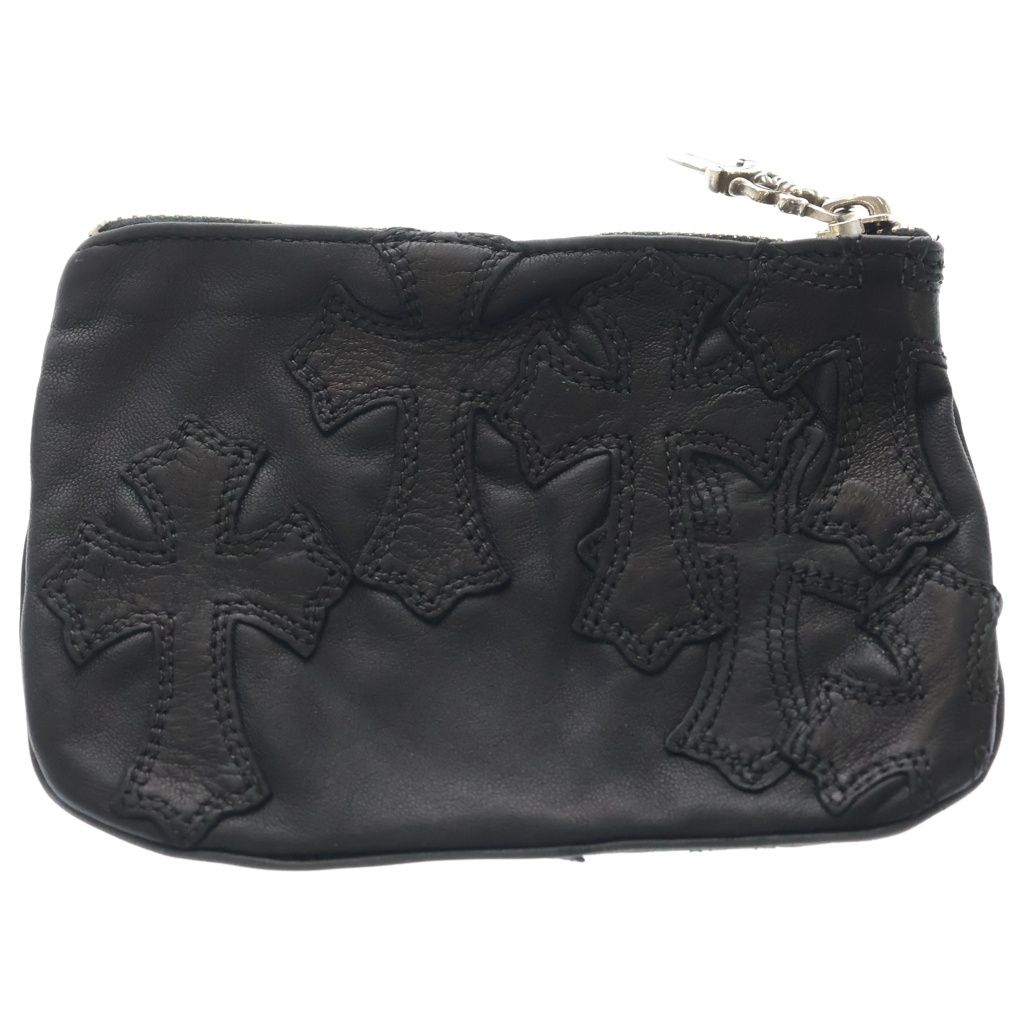 CHROME HEARTS (クロムハーツ) ZPR CHNG PURSE チェンジパース カスタムクロスパッチダガージップコインケース 202,125円