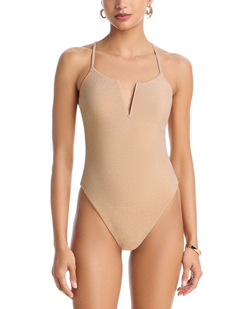レイミー ブルック レディース 水着 上下セットール Ramy Brook Metallic Bexley One Piece Swimsuit Gold ゴールド 44,880円