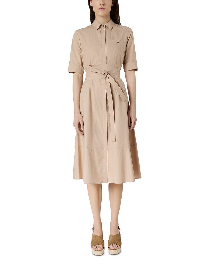 ジェラルド・ダレル レディース トップス シャツ Gerardarel Rana Belted Shirtdress Camel キャメル