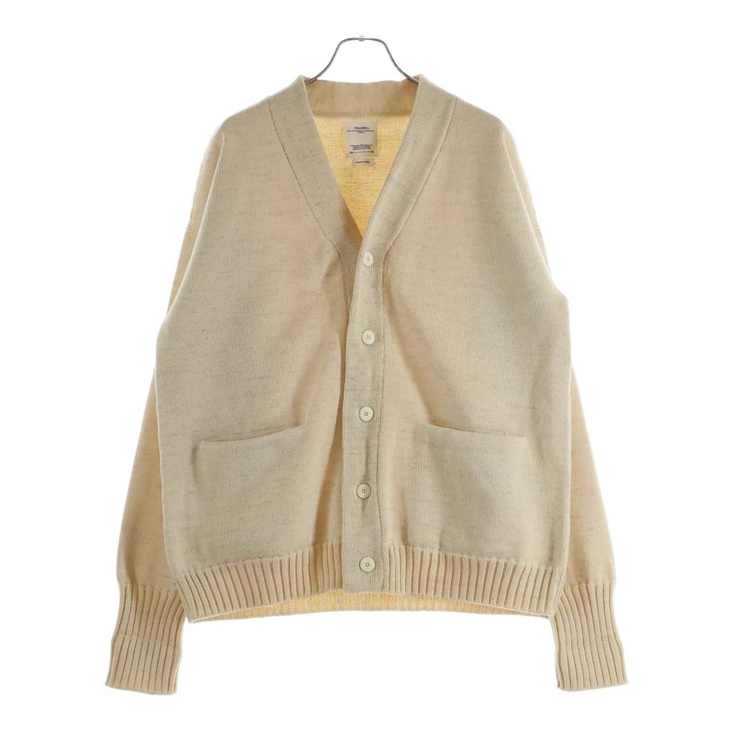 VISVIM (ヴィスヴィム) 21SS SELMER CARDIGAN 0121105012001 肉厚ニット長袖カーディガン ベージュ 34,460円