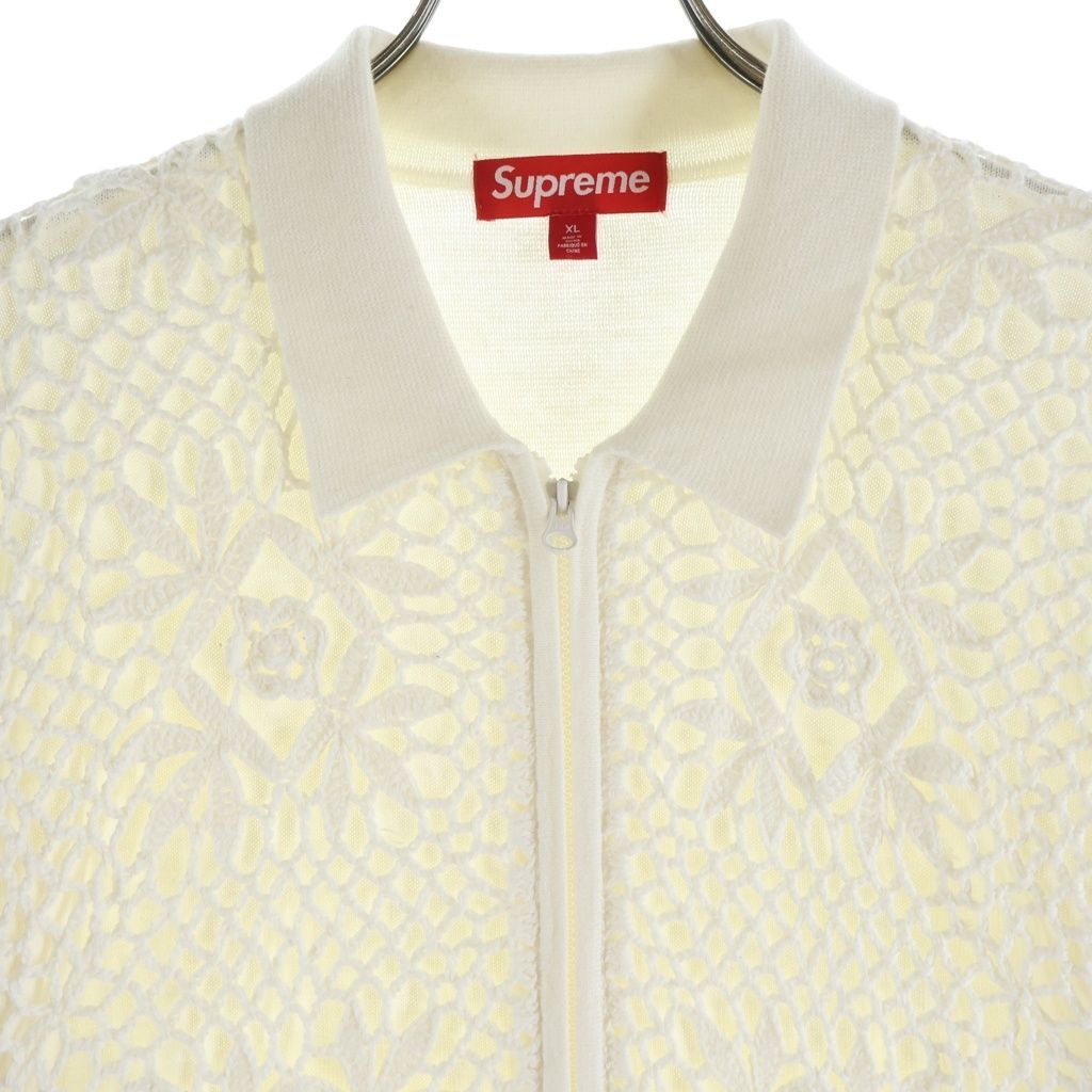 SUPREME (シュプリーム) 25SS Crochet Zip Up Cardigan クロシェット