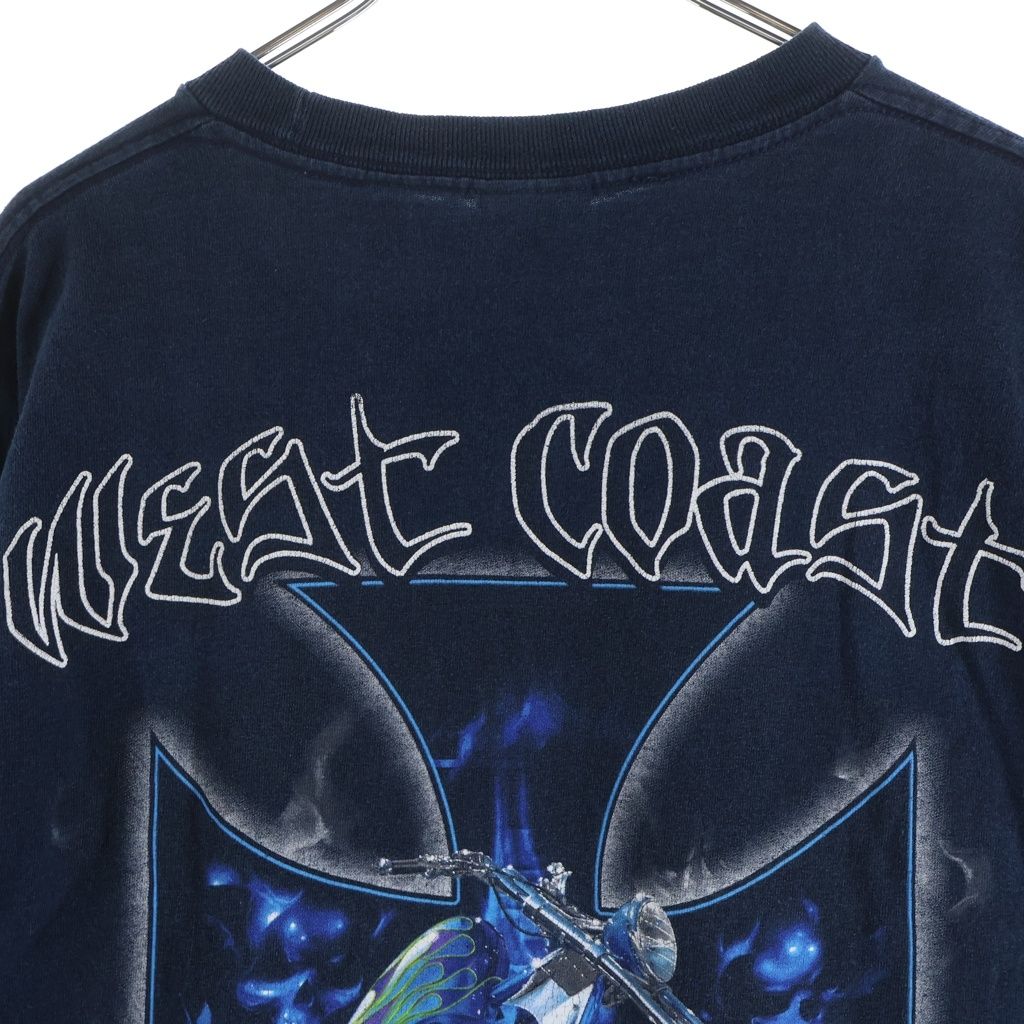VINTAGE (ヴィンテージ) 90-00s West Coast Choppers Blue Flame L/S