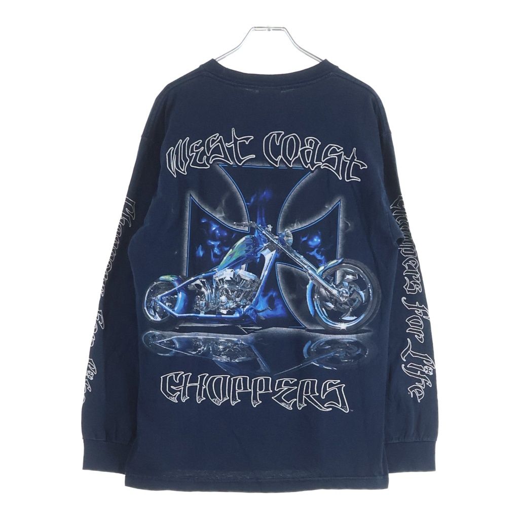 VINTAGE (ヴィンテージ) 90-00s West Coast Choppers Blue Flame L/S