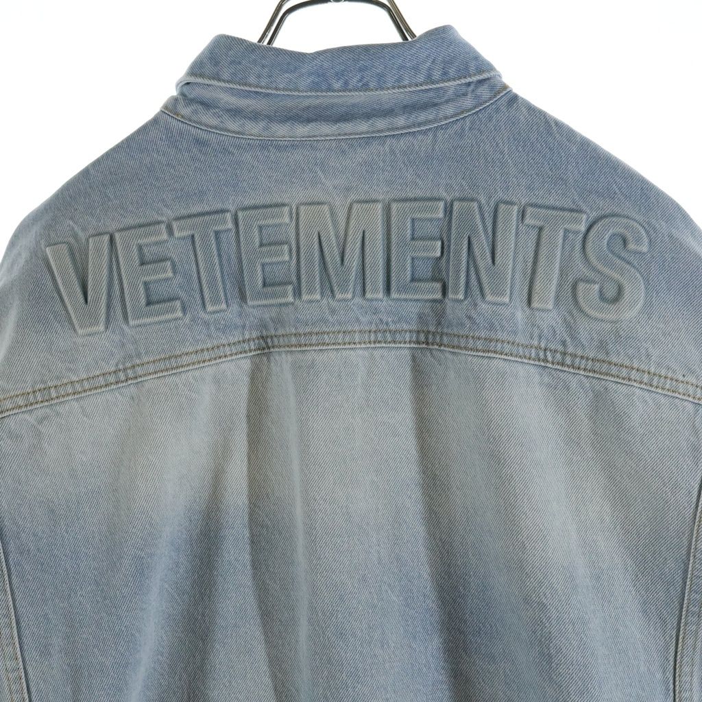 VETEMENTS (ヴェトモン) 24SS LOGO DENIM JACKET ロゴデニムジャケット