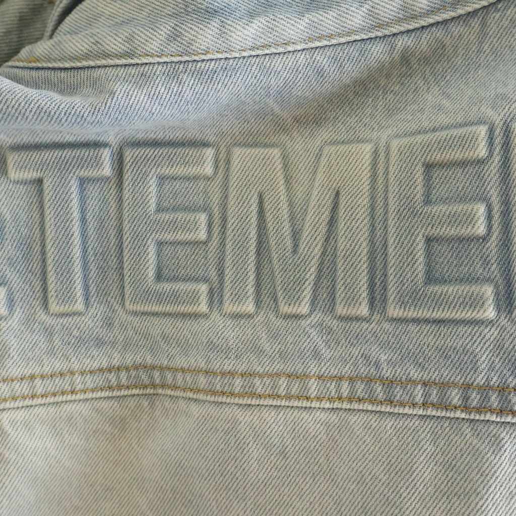 VETEMENTS (ヴェトモン) 24SS LOGO DENIM JACKET ロゴデニムジャケット