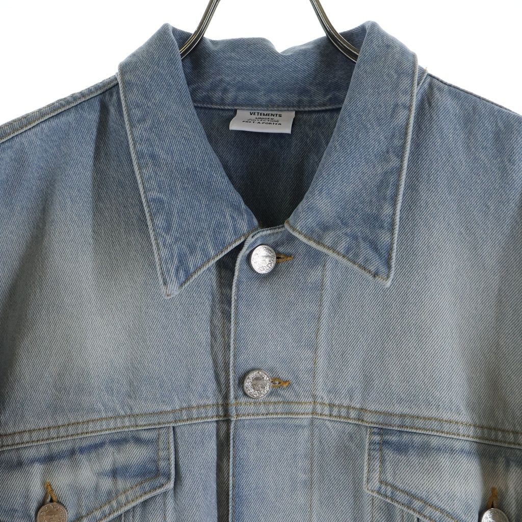 VETEMENTS (ヴェトモン) 24SS LOGO DENIM JACKET ロゴデニムジャケット