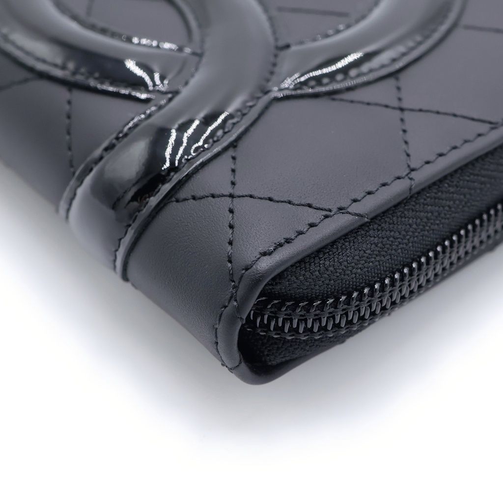 CHANEL (シャネル) カンボン オーガナイザー ロングウォレット 長財布