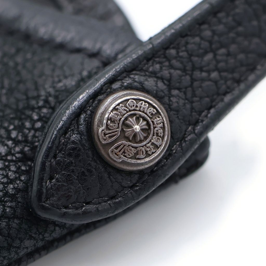 CHROME HEARTS (クロムハーツ) クロスパッチ フォンポーチ 小物入れ