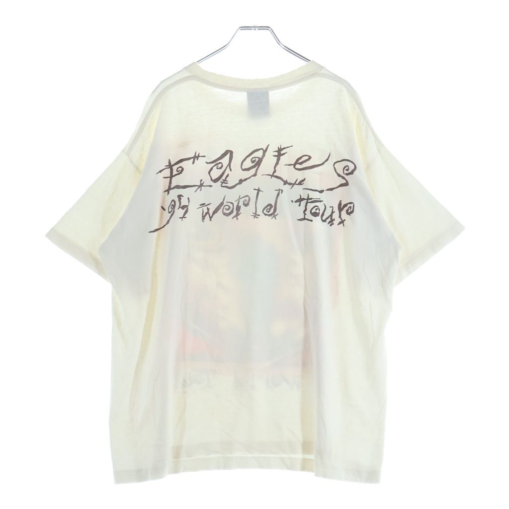 VINTAGE (ヴィンテージ) 90S EAGLES 94 WORLD TOUR イーグルス 両面プリント半袖カットソーTシャツ ホワイト