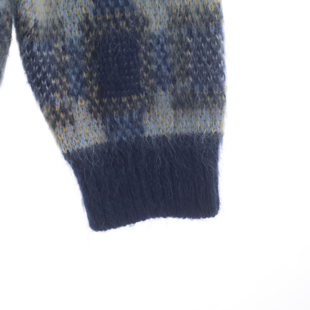 美品★Kith x Needles モヘアカーディガン キス Needles (ニードルス) 22AW ×KITH Mohair Sheidan Cardigan キス
