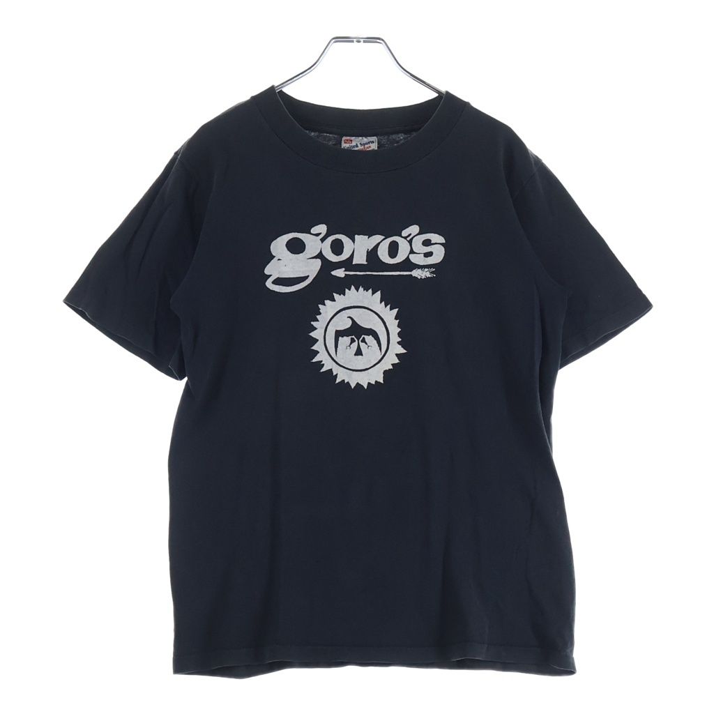 goro's (ゴローズ) 90s VINTAGE USA製 ロゴプリント クルーネック半袖T