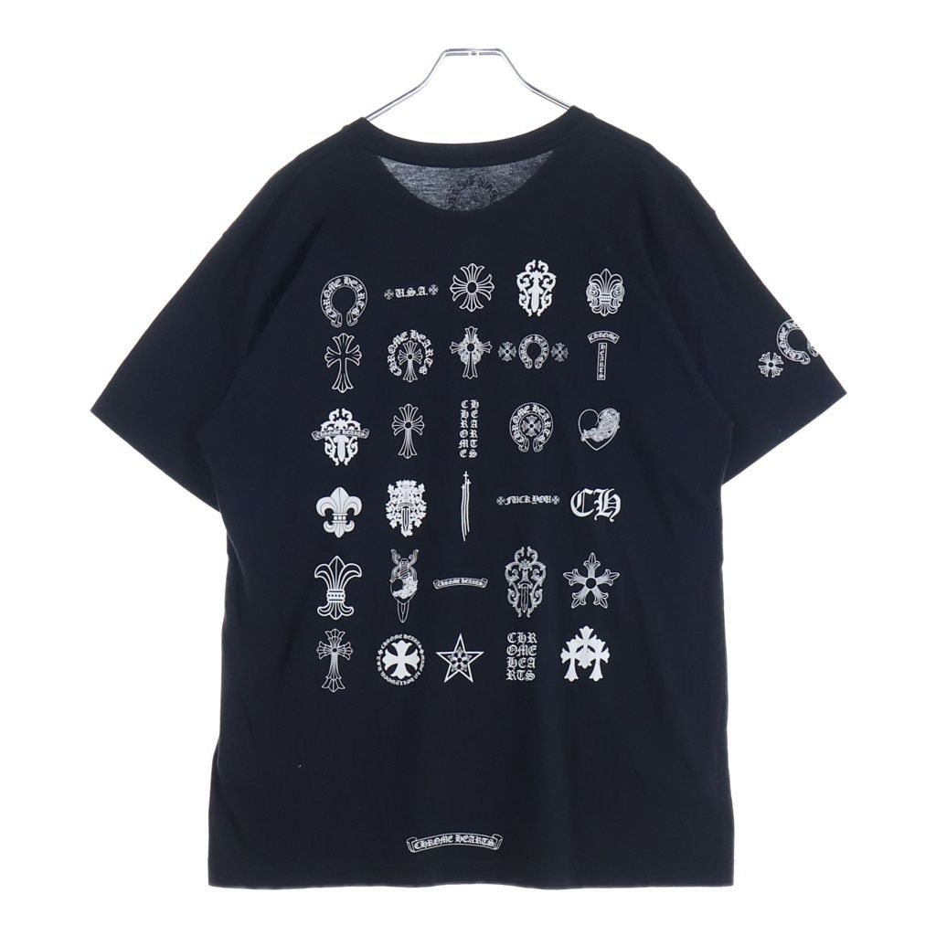 CHROME HEARTS (クロムハーツ) CH S/S バックマルチプリント 半袖T
