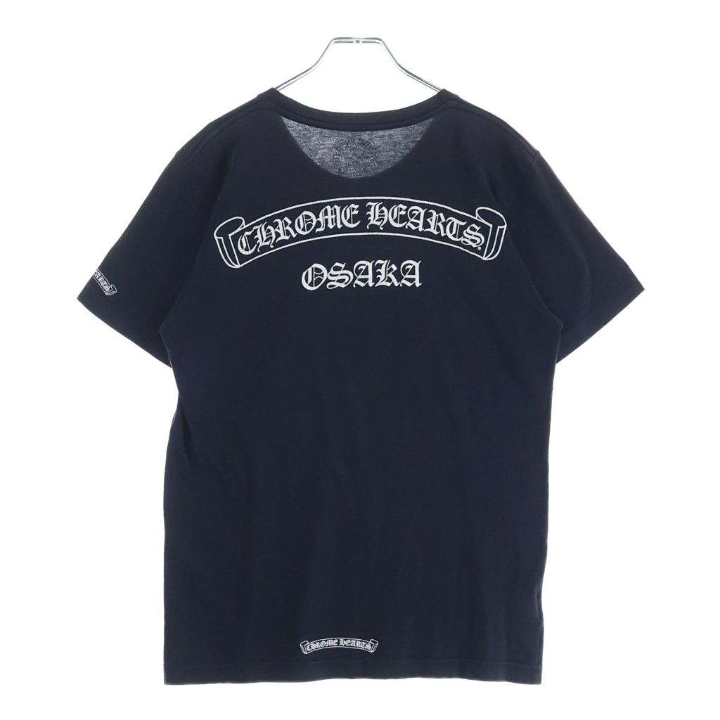 専用 クロムハーツ Tシャツ スクロールロゴ ブラックプリント オールドモデル CHROME HEARTS (クロムハーツ) CH S/S LTD 大阪限定バックスクロール