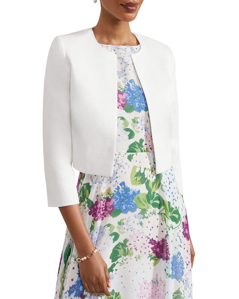ホッブスロンドン レディース アウター ジャケット・ブルゾン HOBBS LONDON Elize Jacket Ivory アイボリー