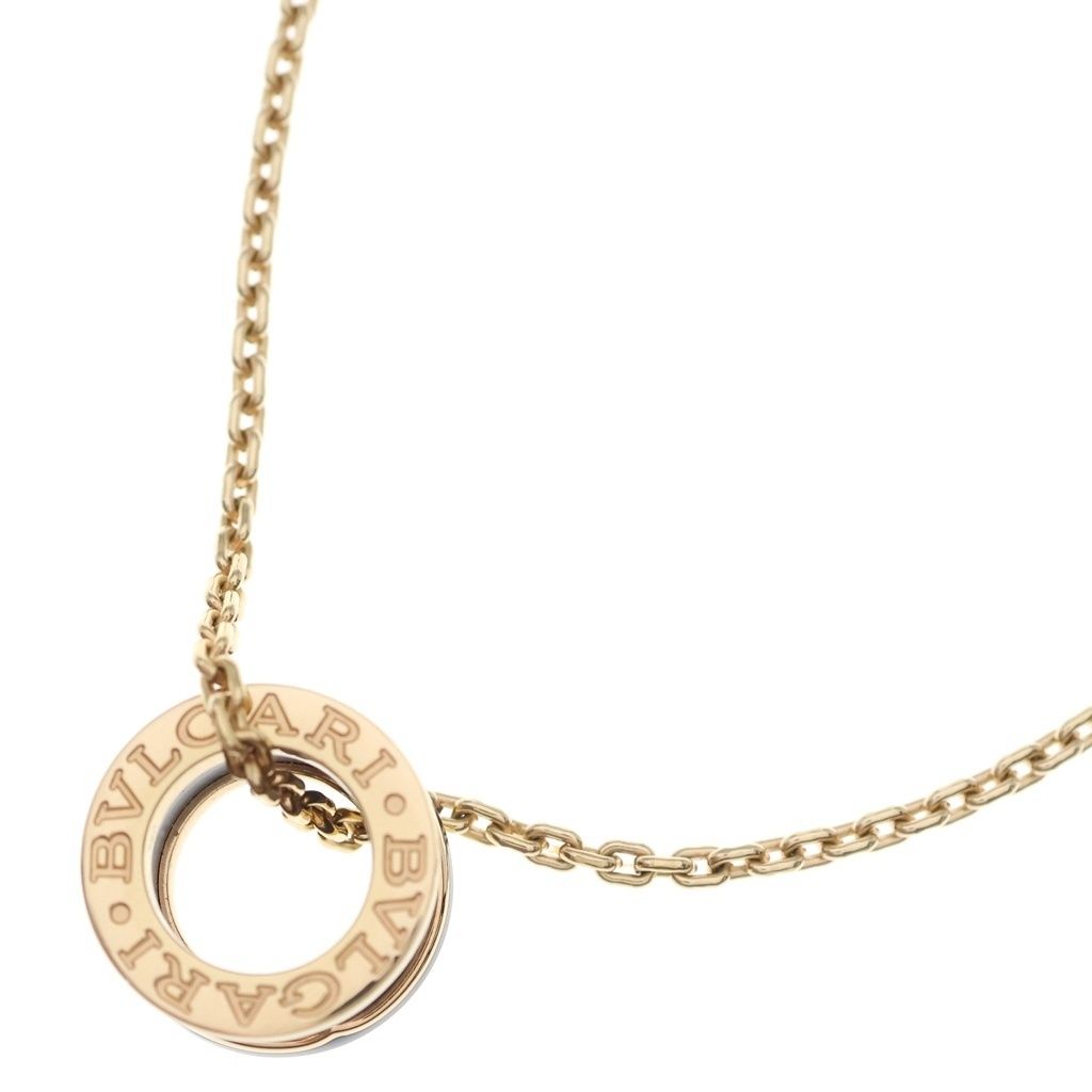 BVLGARI (ブルガリ) B-zero.1 ビーゼロワン セラミック ネックレス K18YG イエローゴールド/ブラック 358050