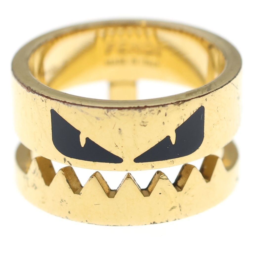 FENDI (フェンディ) ANELLO OCCHI BUGS METALLO アネロ オッチ バグズ リング ゴールド 7AJ108 B09
