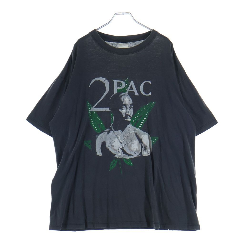 VINTAGE (ヴィンテージ) 90S 2PAC THUG LIFE EURO BOOTLEG ツーパック サグライフ ユーロ ブート 半袖Tシャツ カットソー ブラック 26,546円