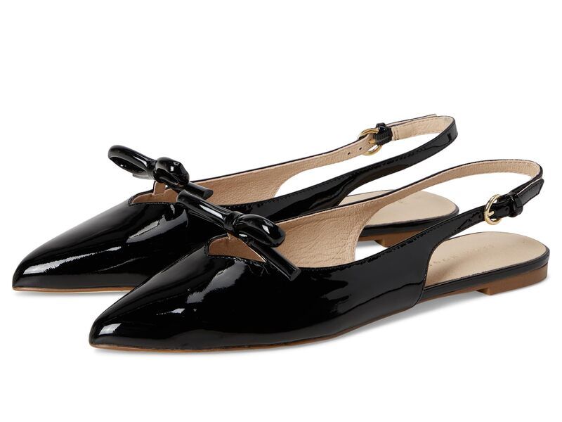 ジャックロジャース レディース シューズ サンダル トール Jack Rogers Lennox Flat Sling Metallic Nappa Black ブラック