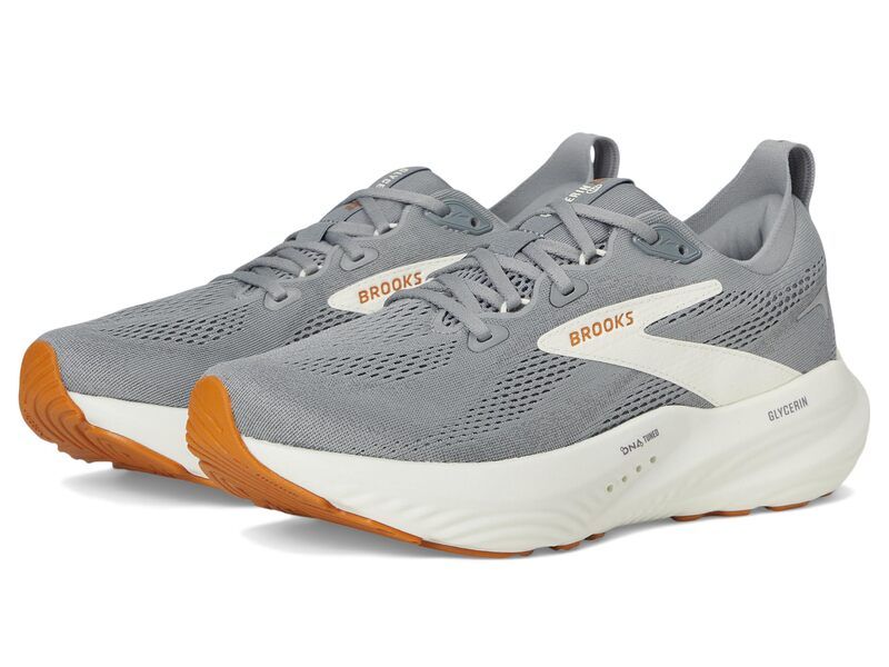 ブルックス メンズ シューズ スニーカー Brooks Glycerin 22 Primer GrayGrayHoney Ginger グレー
