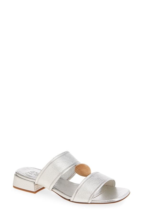 ペドロガルシア レディース シューズ ヒール サンダル レザー Pedro Garcia Eris Leather Slide Sandal Silver Petitgrain Ash アッシュ 101,640円